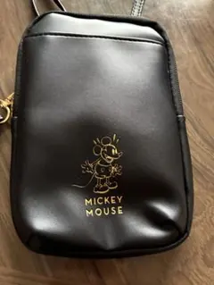 Mickey Mouse スマホショルダー　ブラックのサムネイル