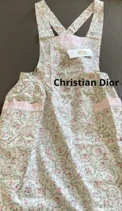 【新品未使用】クリスチャンディオールChristian Dior花柄エプロンのサムネイル