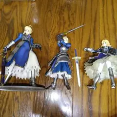 セイバー フィギュア 剣付き ジャンク品 3体セット