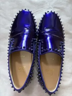 Christian Louboutin スタッズ付きスリッポン 42.5