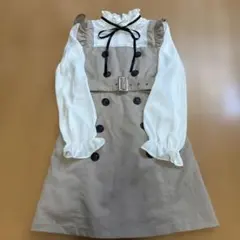 ◾️Ank Rouge◾️ フリルリボンひざ丈ワンピース