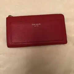 Kate Spade New York 長財布 バイカラー レッド ブルー