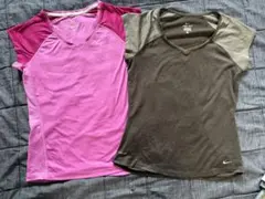 ナイキランニング、ヨガ、トレーニングTシャツ レディースLのサムネイル