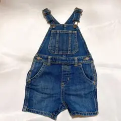 美品 GAP ベビー デニムサロペット オーバーオール 半ズボン　男の子 女の子