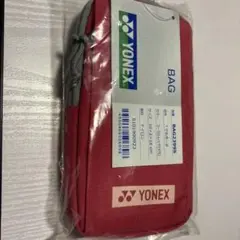 YONEX バッグ コーラルレッド 10×2×18cm