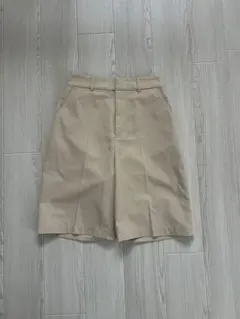 earth music&ecologyベージュ ハーフパンツ S
