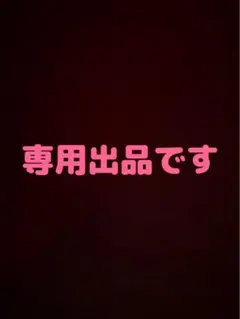 専用出品です