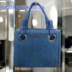 小さくてかわいい❗️SAMANTHA VEGAデニム2Wayハンドバッグ
