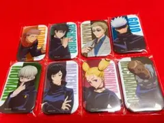 呪術廻戦　スクエアメタリック缶バッジ　８種　七海　五条　狗巻 伏黒　虎杖　など