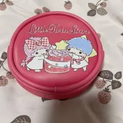 キキララ　リトルツインスターズ　円形ポーチ