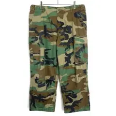 U.S.ARMYミリタリーコンバットパンツ迷彩ウッドランドカモリップストップ