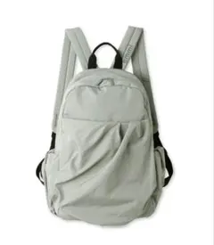 emmi 撥水ギャザー　バックパック ¥14,850の品　ライトグレー