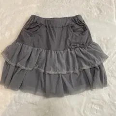 BEBE スカート風キュロットパンツ　140