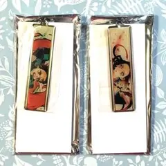 鬼滅の刃 吾峠呼世晴原画展 メタルキーホルダー 竈門炭治郎 禰豆子 2点セット