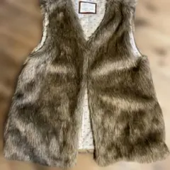 Zara Girls ファーベスト 15/14 cm164