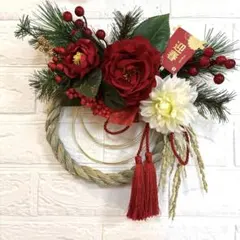 No.83 しめ縄リース　お正月飾り