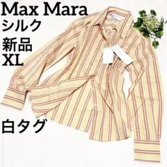Max Mara （マックスマーラ） コットンシルク長袖ボタンシャツ ノー 