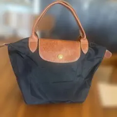 ナイロン ロンシャン S ハンドバッグ 黒