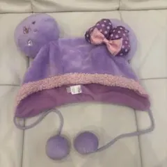 最終値下げ中‼️ディズニーリゾート ミニー ファンキャップ 紫