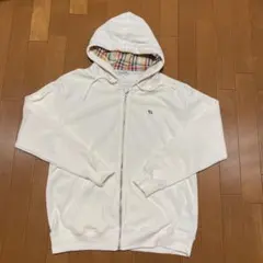 アーノルドパーマー⭐︎ホワイト⭐︎フード付き⭐︎パーカー⭐︎チェック柄