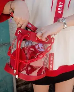 日本未発売 BTS ARIRANG 韓国限定 ファブリックバッグ 赤 - メルカリ