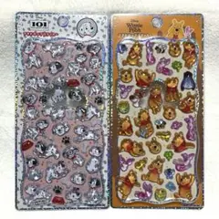 プチドロップステッカー 正規品 101匹わんちゃん くまのプーさん