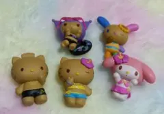 サンリオ みんなでバカンスフィギュア ５個セット