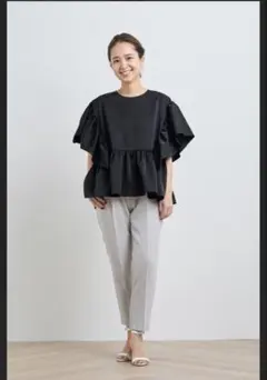 ヨリ スカラップ刺繍サマーシャツ 36 - メルカリ