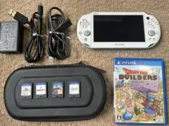 PSVita 本体＋16GBメモカ＋ソフト5本＋ソフトケース／今すぐ遊べるセット