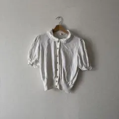 24時間以内発送 ♡ MADAM JOCONDE ホワイト ニットカーディガン