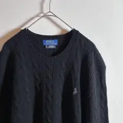 訳あり POLO RALPH LAUREN ポロラルフローレン ケーブルニット