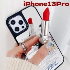 iPhoneケース 韓国 iPhone13pro ミラー 鏡 背面ミラー 英字