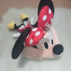ミニーマウス ファンキャップ　ぬいぐるみ帽子