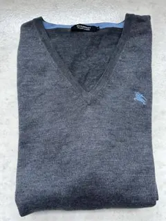 バーバリー セーター　グレー 2(M)Burberry Black label