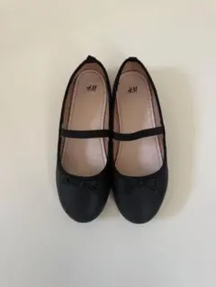 H&M 黒 バレエシューズ