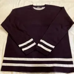 新品未使用　レイジブルー　ロンT厚手　M 紫　ウェアハウス