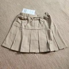 新品、未使用！プティマインプリーツスカパン　100サイズ