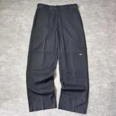 00s dickies ダブルニー ワークパンツ チノパン グレー 34×32