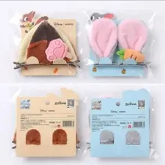ズートピア　ジュディ　ニック　ヘアピン　耳　ハロウィン　ニック MINISO