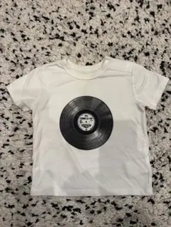 COMME CA ISM レコードプリント Tシャツ