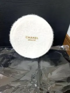 (特価品)正規品CHANEL ノベルティBEAUTE ホワイトポーチ
