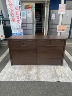 クラシックモダン サイドボード TVキャビネット 仕切り板 フルスライド