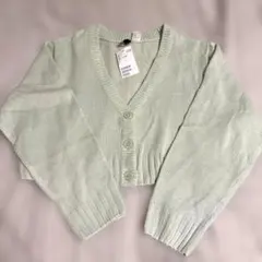【新品未使用】H&M ニット カーディガン ミントグリーン