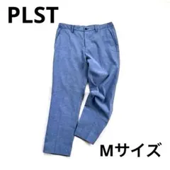 【PLST】プラステ ウエストゴム テーパードパンツ Mサイズ ネイビー✨のサムネイル