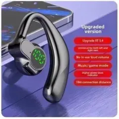 両耳　片耳　イヤホン　ディスプレイ　ワイヤレス　ヘッドセット　ヘッドホン　長時間