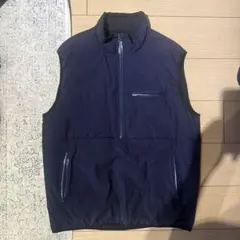 田中シェンさん着用　FELCO（USA）ナイロン・プルオーバーベスト紺