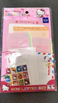 ☆未使用で当時物☆ Hello Kitty ミニレターセット 2005年製