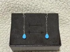 アガット　冬のターコイズ♪スタッドピアス　両耳用　10K agete（アガット）の「K10ターコイズピアス（ピアス（両耳用