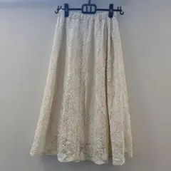 Free's Mart フレアロングスカート アイボリー