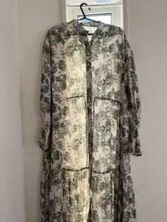 AMERI 花柄ロングワンピース